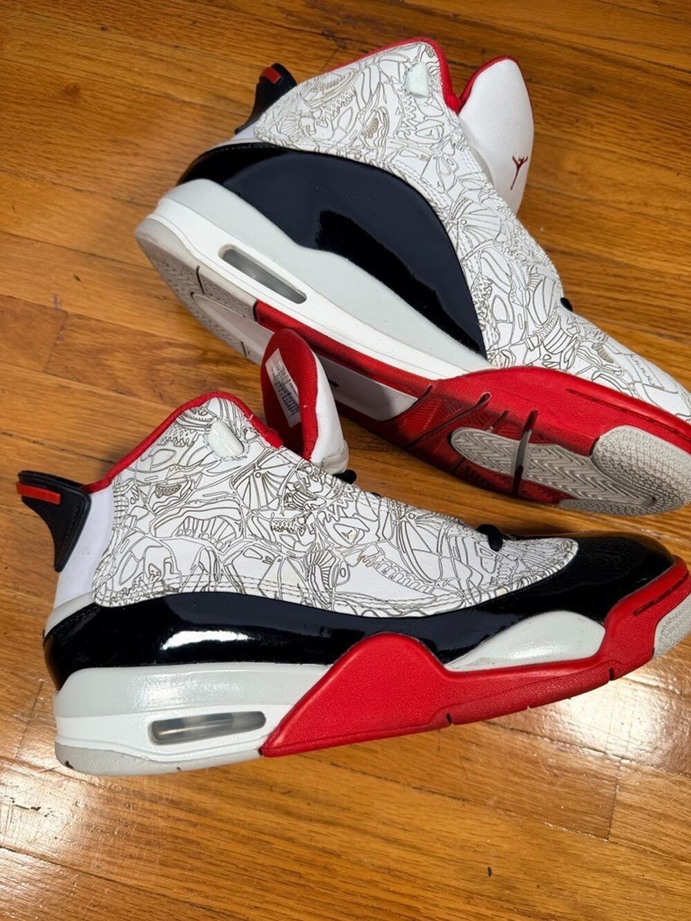 Size 8.5 - Air Jordan Dub Zero 2020 Varsity Red